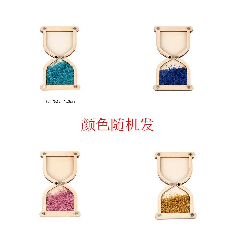 New DIY Montessori Busy Board Wooden Accessories Gear Hand Wheel Alarm Clock Animal Mirror Educational toys For Children Gifts