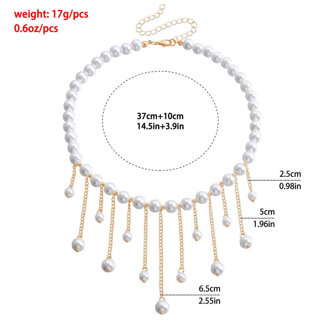 Jewelry, Temperament Handmade Beaded Necklace, Long Fringed Chain, Neck Chain, Necklace Necklace, Necklace Jewelry For Women