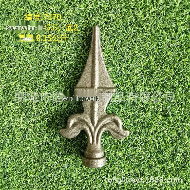 Wrought Iron Fence Post Tops and Spearhead Accessories