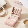 Large Capacity Jewelry Case Pure Color Necklace Organizer Jewelry Storage Box  for Home