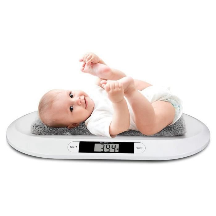 Pèse-Personne,Balance numérique électronique,20kg-44lb,pour bébés,nourrissons,animaux domestiques,salles de bains