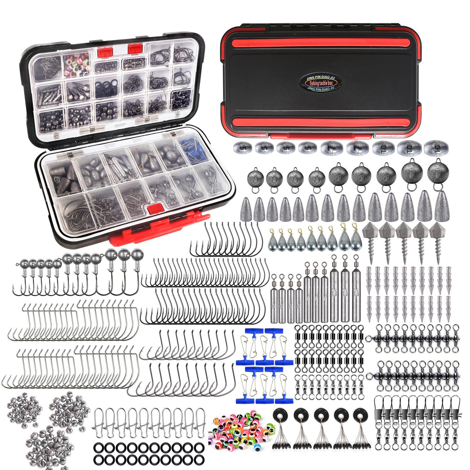 397pcs Fishing Accessories Kit Organized Tackle