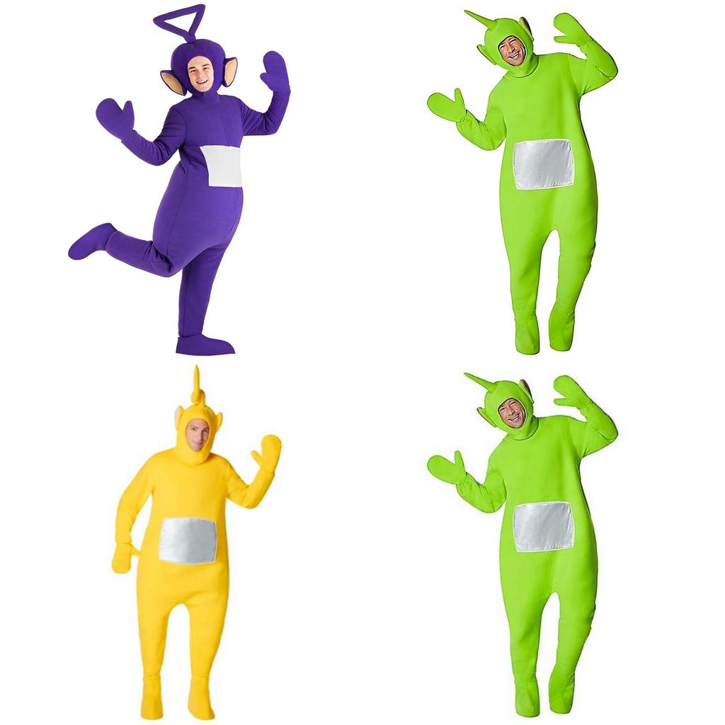 Fun Teletubbies Costume Polyester Bodysuit With Headpiece!