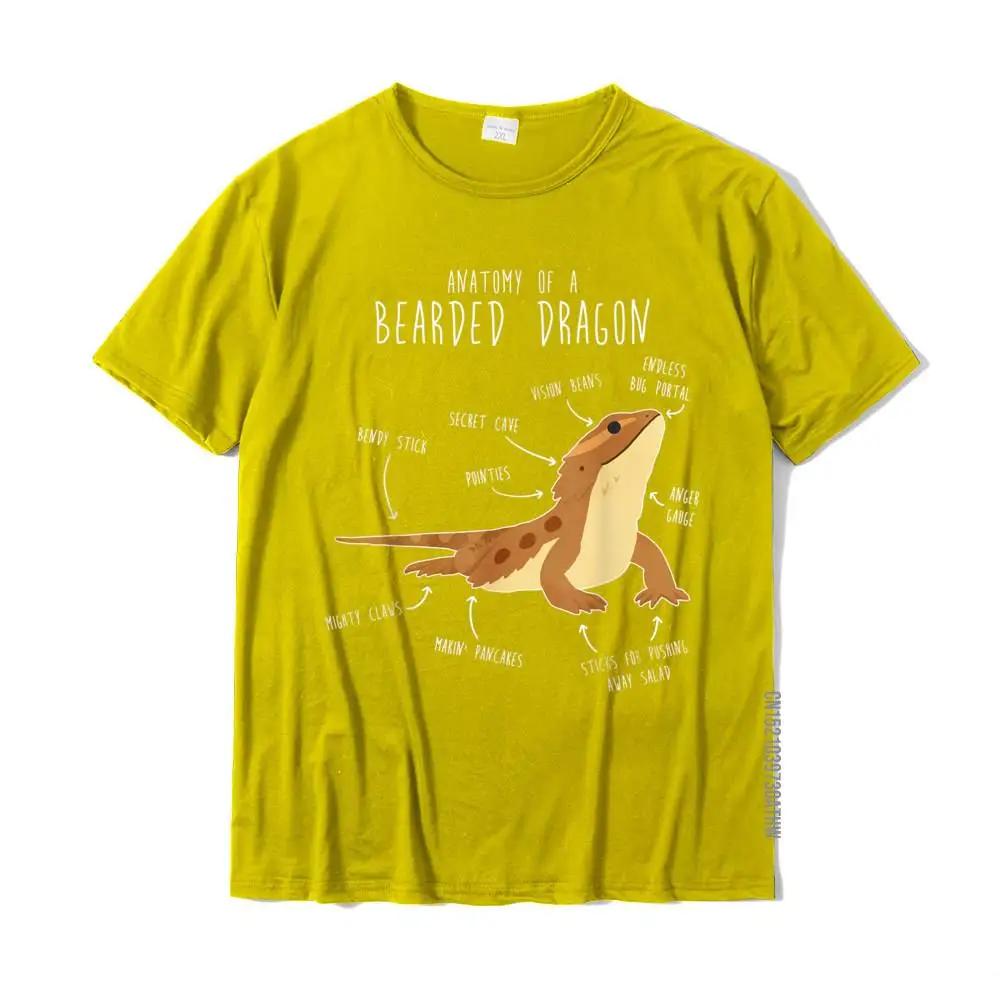 Anatomy Of A Bearded Dragon Funny Pet Reptile Lover T-Shirt Fashionable Young Tshirts Cotton Tops T Shirt Normal