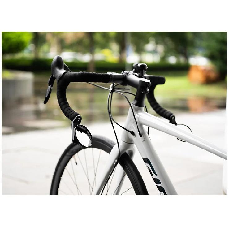Bicycle Rearview Mirror 360 Degree Rotatable Adjustable Bike Handlebar End Mirror for Cycling Mountain Road Bike Accessories
