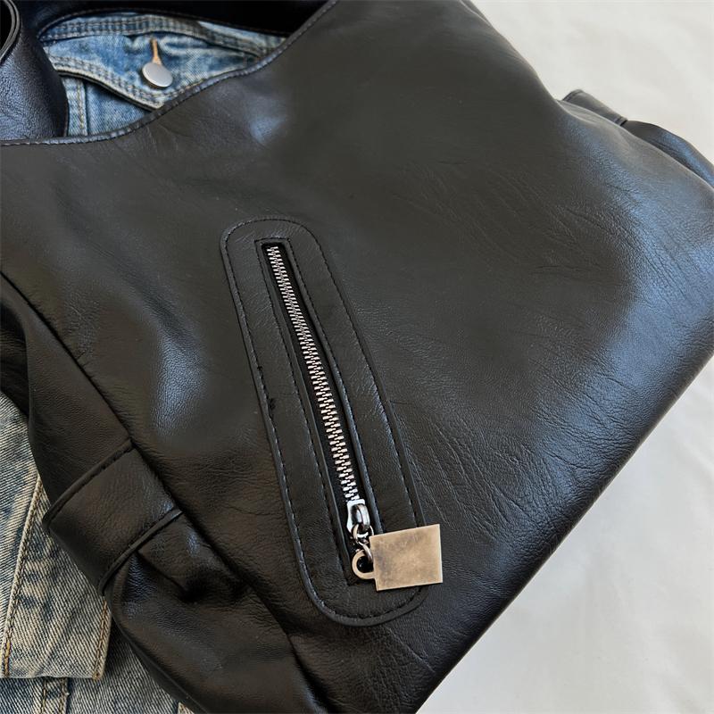 Retro Women's PU Leather Handbag Large Capacity Shoulder Bags Ladies Soft Leather Crossbody Bags for Daily Commute Work Shopping and Weekend Outings
