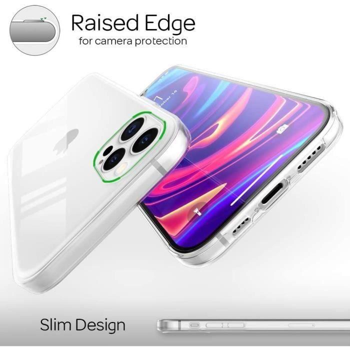 Coque de protection - Transparent - pour iPhone 13 - Silicone - Protection intégrale - Souple