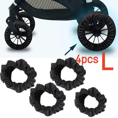 Baby Stroller Cover Dustproof Wheelchair Tire Protector Infant Pushchair Case Accessory Internal Bright Sand Surface Random