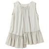 Sancai Women's 100% Cotton Striped Sleeveless Top