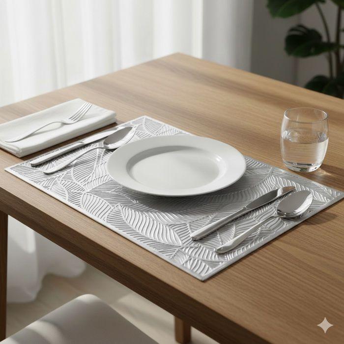 Set de table - EDEN - Orphée de fête - Motif feuilles - 100% PVC - 30 x 45 cm