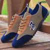 Fashion 2024 Spring and Autumn New Men's Lace Up Sports Trend Flat Heel Anti slip Durable Canvas Casual Breathable Low Top Men's Shoes