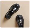Vintage Thick-Soled Women's Loafers - Spring/Autumn Slip-On with Chunky Heel