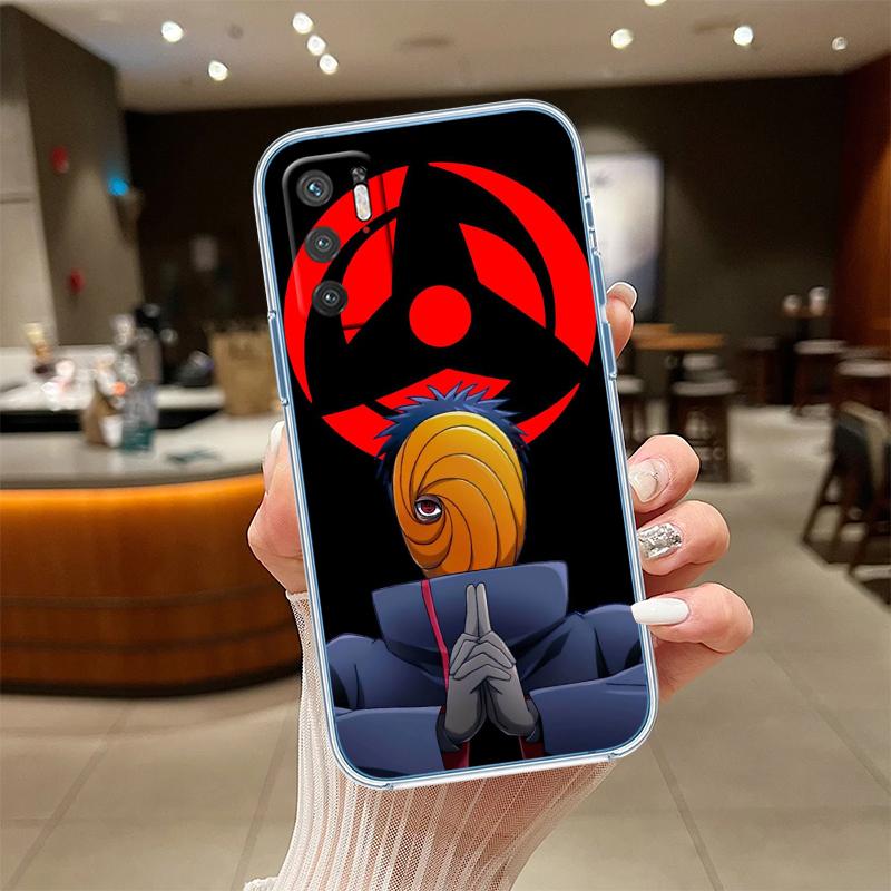 UP40 Naruto Obito Madara Transparent Phone Case for Samsung Galaxy A04 A04S A14 A23 A34 A54 M23 M33 M52 M53