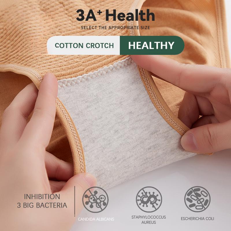 High Waist Flat Belly Panties Seamless Women's Panties Sexy Hollow Breathable Underwear Comfort Cotton Briefs Shaper EMA