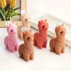 Cute 3D Alpaca Candle Molds, Clay Molds, Silicone Molds, Resin Molds, and Plaster Models, Handmade Decor