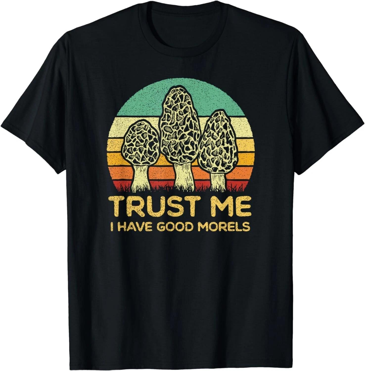 Morel Mushroom Shirt Funny Foraging Morels Hunters Gift Unisex T-Shirt M