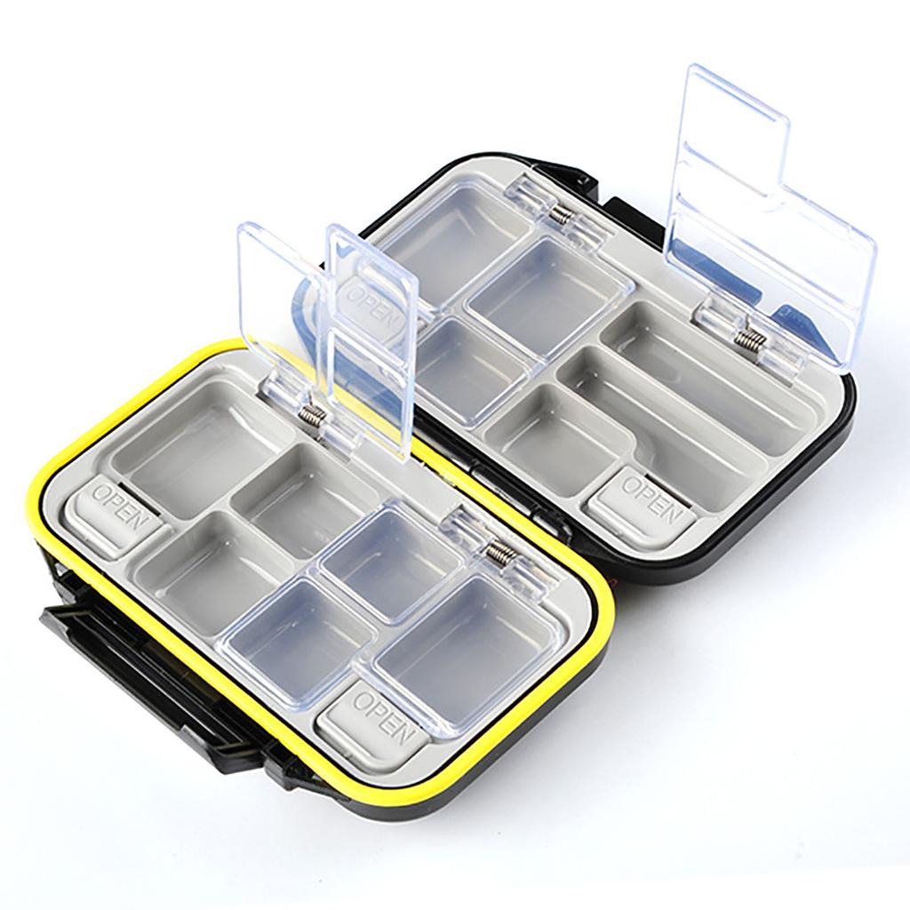 Caja de aparejos de pesca, impermeable, multifuncional, ganchos para Señuelos de Pesca, caja de almacenamiento, contenedor, accesorios de herramientas de pesca
