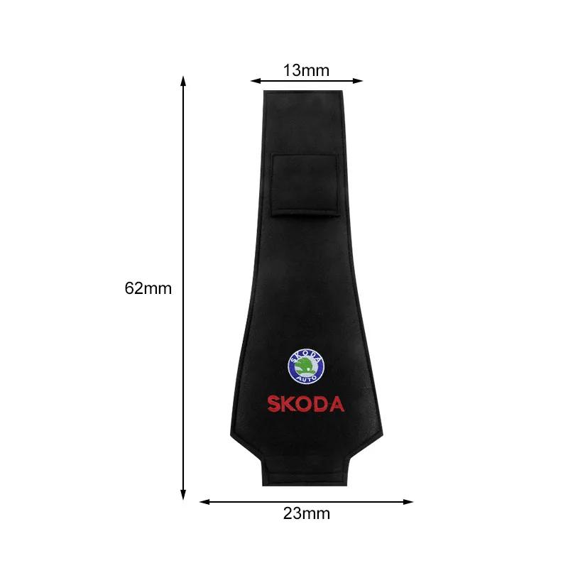SJCJ6 Car Seat Headrest Cover Head Pillow Dustproof Accessories For Skoda Octavia MK2 MK1 2 3 A5 A7 A8 Fabia Karoq Superb Rapid Kamiq