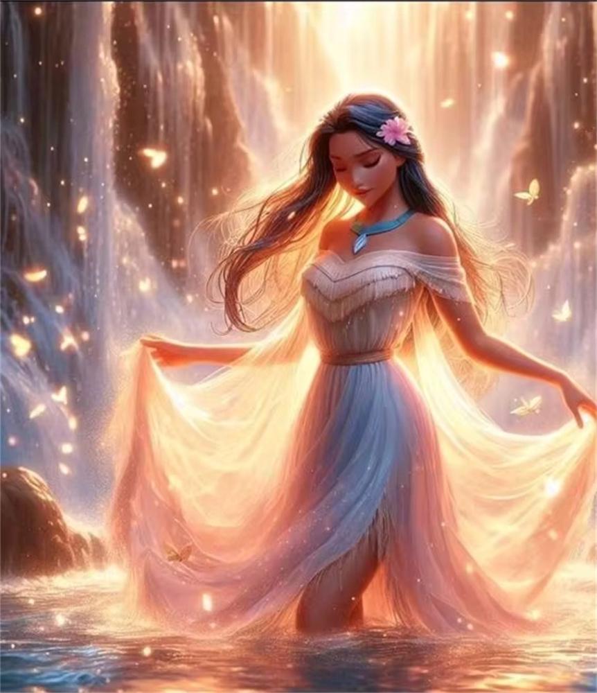 Disney IP Collection Diamond Painting Full of Diamonds DIY Diamond Embroidery Cartoon Decorative Painting Material Package
