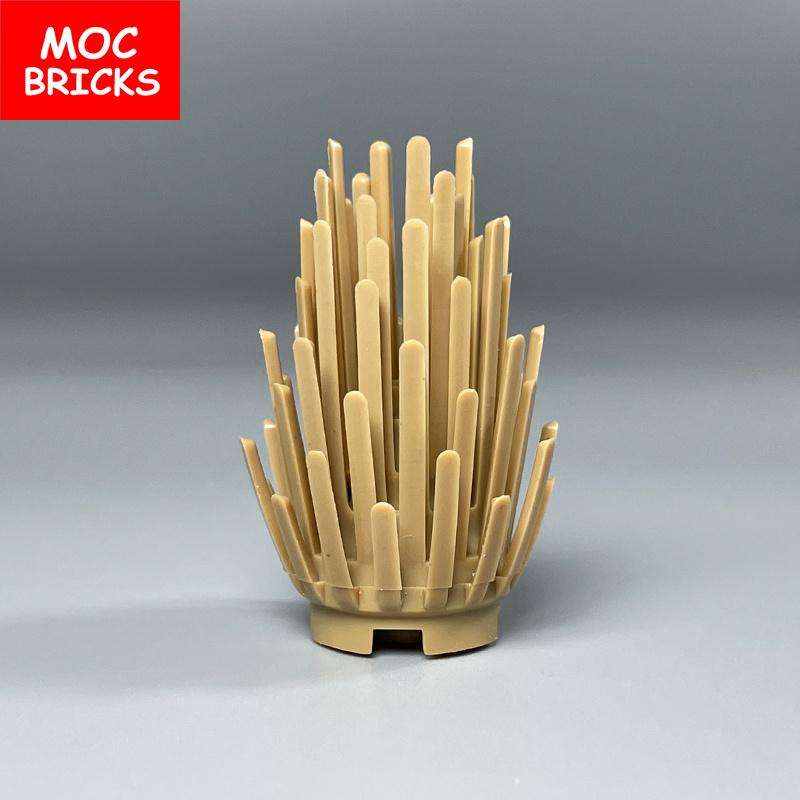 Non-Toxic Moc Bricks Bush Shrubbery City House Accessories Plant Tree Pine Shrub Assembled Particles Children'S Dolls Kids Toys