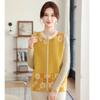 New Fashion Short Jacket Zipper Sweater Mom Spring Wear Middle-aged Femininity Cardigan Large Size Top