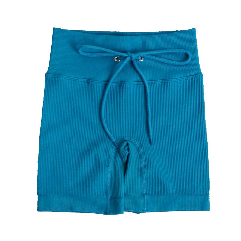 Ribbed Seamless Knitted Tracksuit: Crop Top & High Waist Butt Lift Yoga Pants, Long/Short Sleeve Options