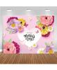 CHAIYA 7X5ft Mother's Day Background Pink Flower