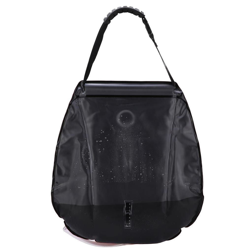 20L Folding Solar Heated Shower Bath Bags with Hose Shower Head Faucet for Camping Hiking