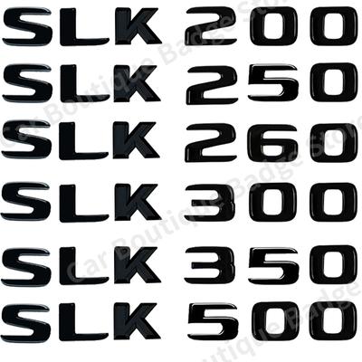 Autocollants de coffre de voiture en ABS pour Mercedes Benz Classe SLK R170 R171 4MATIC SLK200 SLK300 SLK350 SLK250