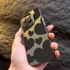 Full screen black heart-shaped mobile phone case suitable for iPhone 17 16 15 14 13 12 11 Pro/ Max/Plus anti-fall and shock