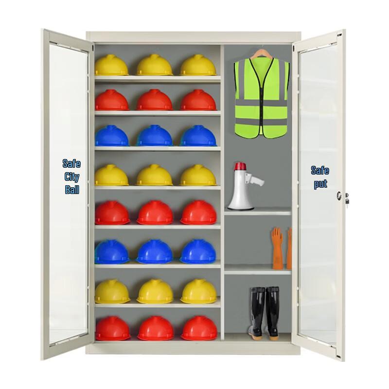 Industrial Steel Safety Helmet Storage Cabinet