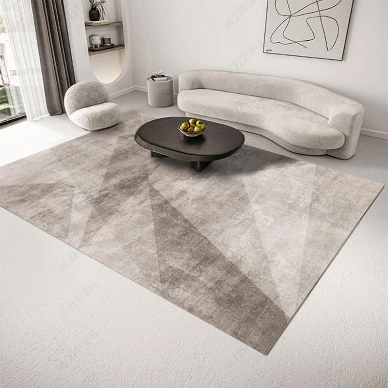 New Minimalist Luxury Carpet, Suitable for High-end Living Room Floor Mats, Home Bedroom Bedside, Crystal Velvet Carpet.
