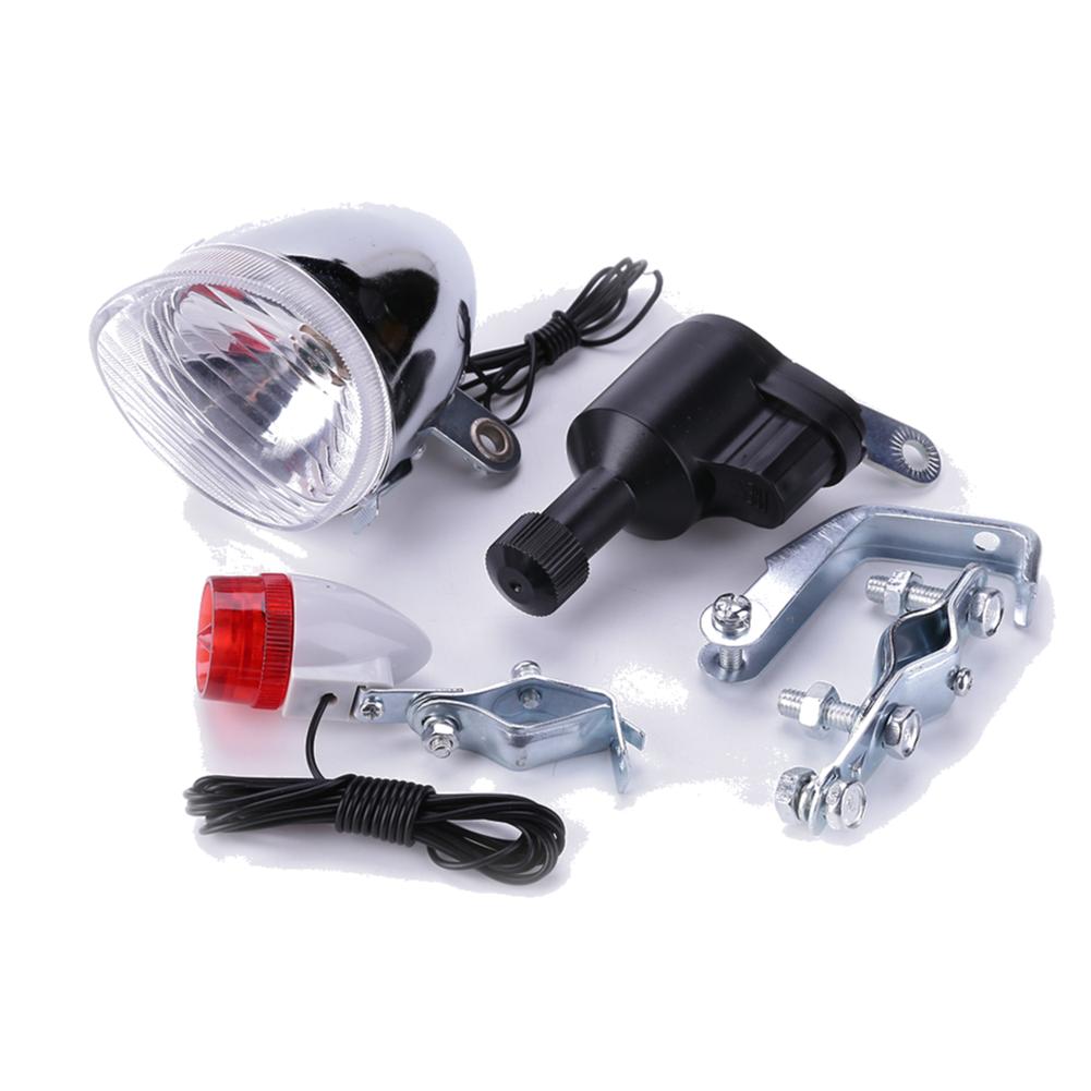 

Комплект фар для езды на велосипеде и динамо-машины. Безопасность. Фара задняя не требует батарей.