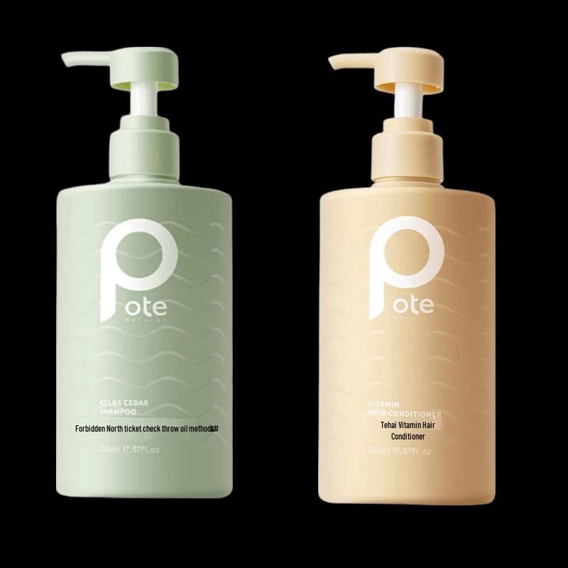 Pote North African Cedar Shampoo & Conditioner Set