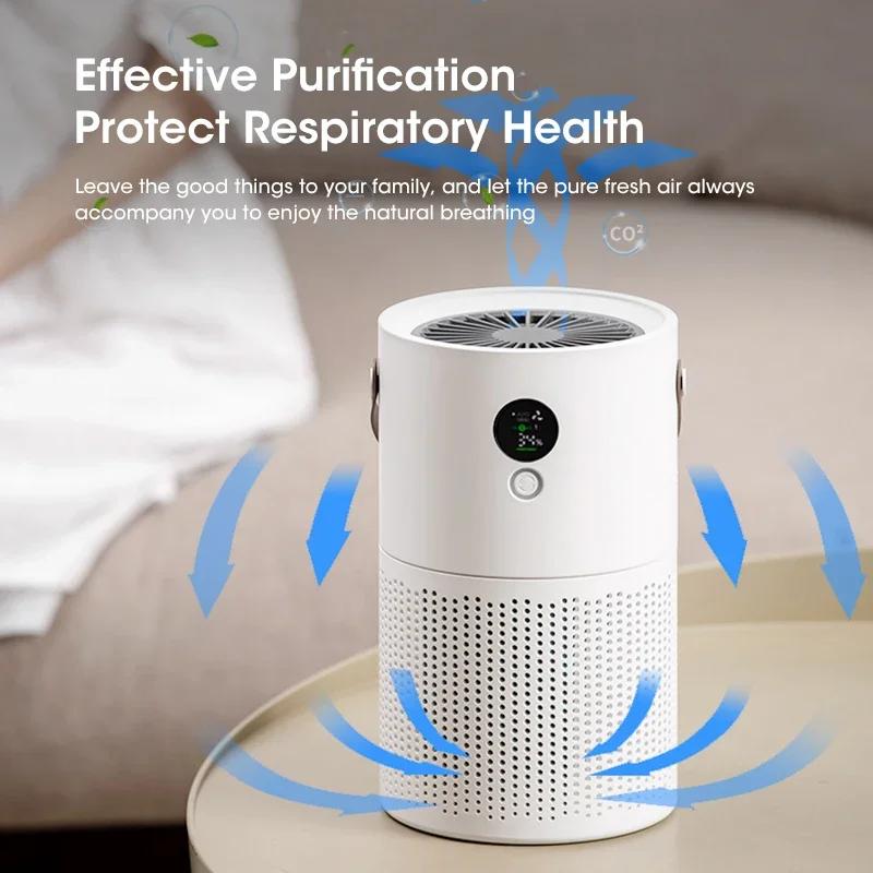 Smart Air Purifier Wireless Portable Air Cleaner Adsorption Of Pm2.5 Dust Formaldehyde For Pollen Allergy Sufferers Air Purifier