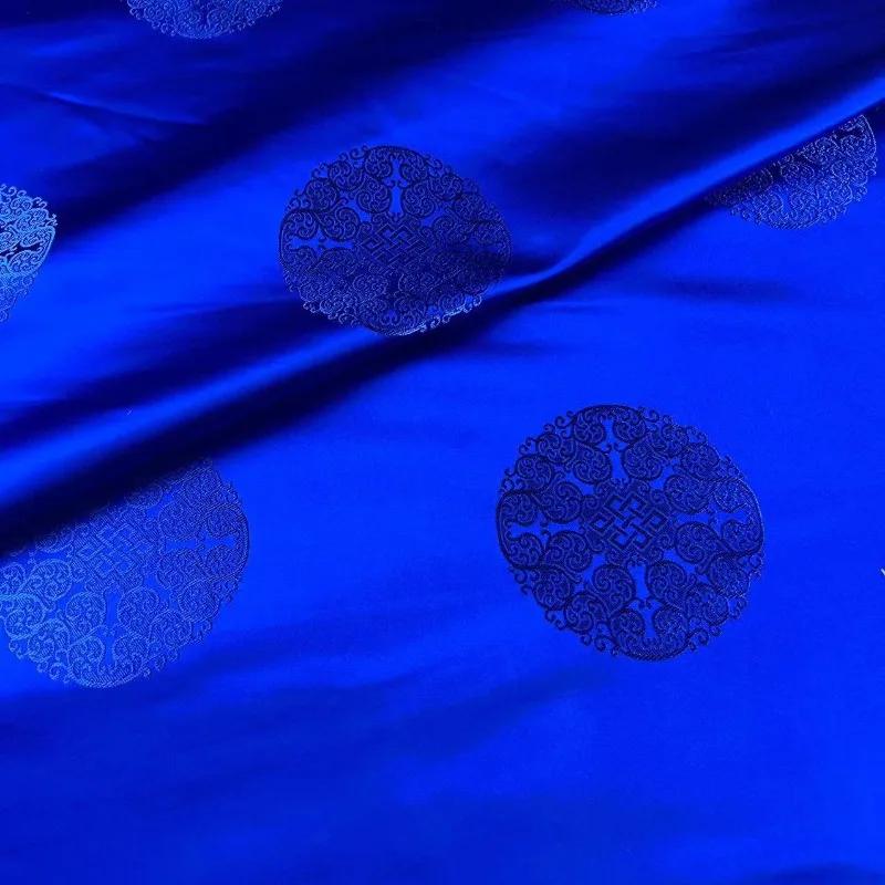 Tang-mounted Majia Mongolian Robe Jacquard Brocade Fabric Tibetan Robe Film and Video Decorative Cushion Pillow Group