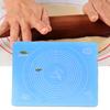 Non Stick Silicone Pastry Mat Thick Silicone Baking Mat with Msurements for Baking Rolling Pastry Dough Pizza
