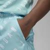 Jordan Essentials All-Over Logo Print Drawstring Loose Shorts Men Bottoms Aqua-Green DX9673-464