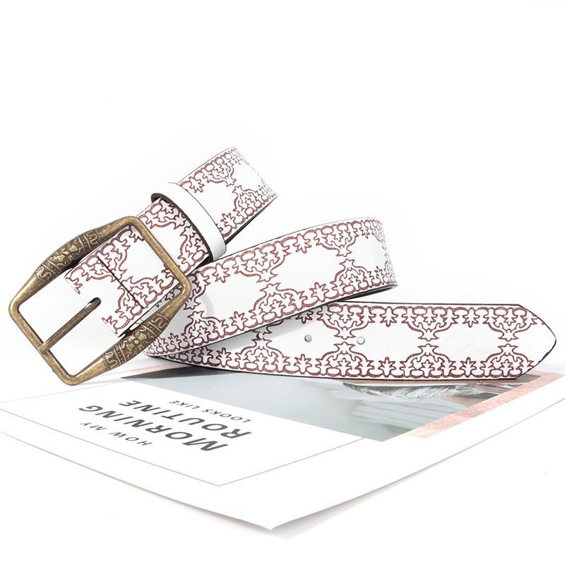 Style Ethnic Fashionable Waist Belt Retro Embossed Design For Women Dressing Up