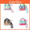 Street Style Multicolor Spliced Mini Key Organizer With Durable Material For Men And Women