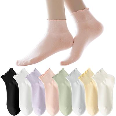 Ankle Thin Odor 8 Pair Sneaker Gift 09 [HWVICTORYV] Women's Socks, Spring/Summer, [Antibacterial, Resistant, Breathable, Cotton] Set, 22~25cm,