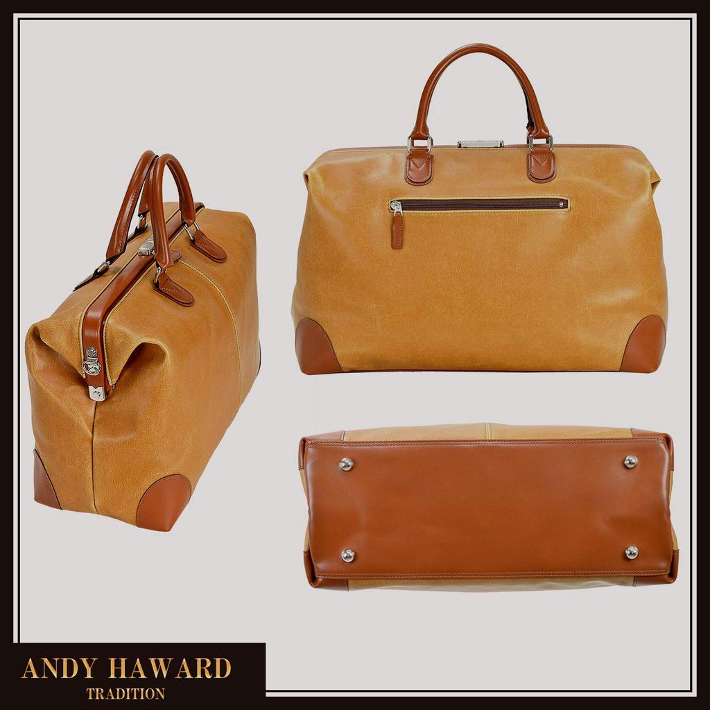 Toyooka Craftsmanship Domestic Boston Bag for 2 Nights Old Retro Texture Clasp Dulles Boston 46cm Original Shearling Gloves [Hirano Bag] Leather-like