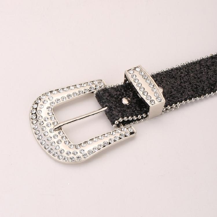 Cool Gothic Waist Chain Casual Belt Studded Waist Ceinture Lady Glittered Belt