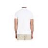 Stone Island Logo Patch Straight Fit Short Sleeve Polo Shirt Men Polo Shirts White K1S1522002-SCS0017-V1001