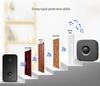 Wireless Doorbell, Self-Powered, Long-Range, Three Buttons, Single Receiver, Battery-Free, Waterproof, Elderly Call Feature.