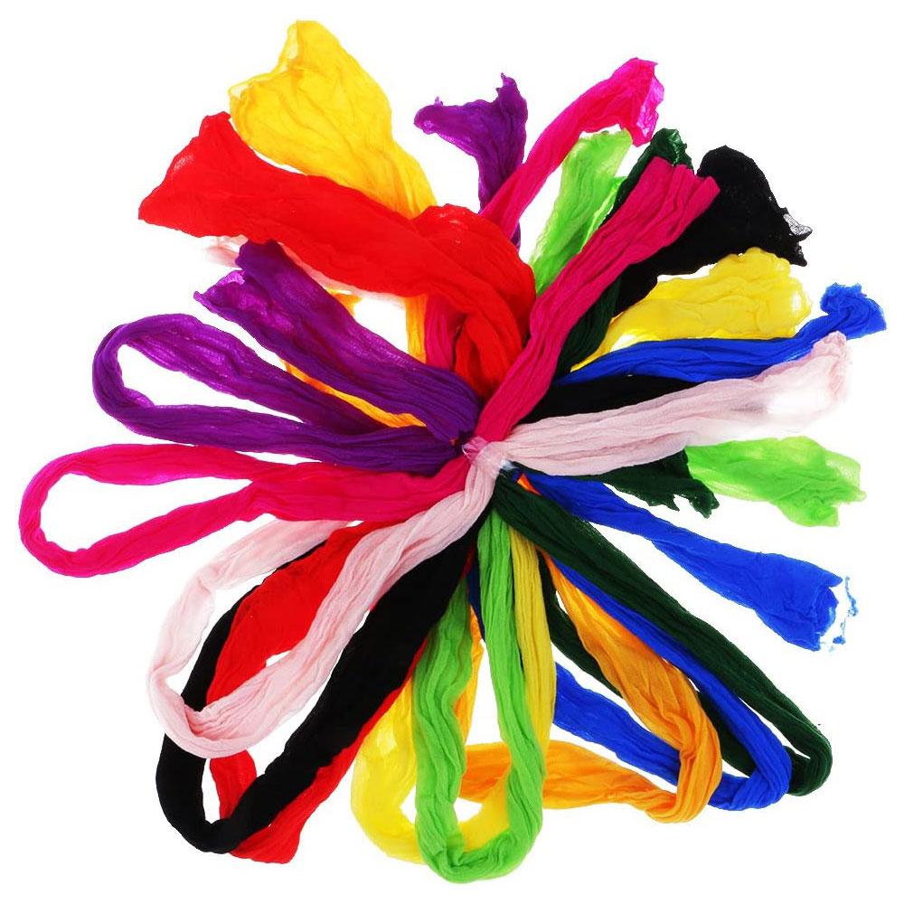 10Pcs Nylon Stocking Flower Making Material Handmade Craft Accessory Artificial Silk Ronde Flower Accessories For Home Decor