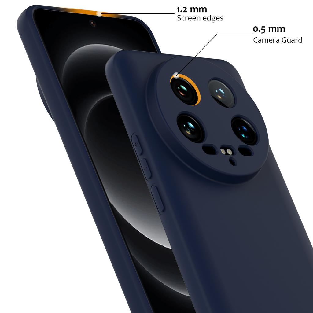 For Xiaomi 14 Ultra Magnetic Case Anti-Drop Liquid Silicone Phone Cover