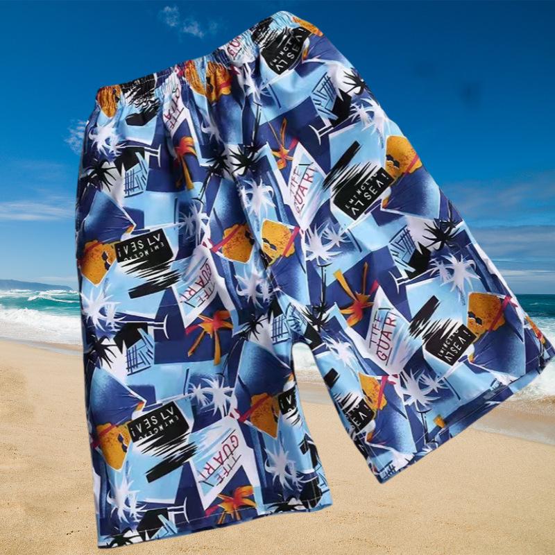 Men's Quick-Dry Camouflage Beach Shorts: European & American Style Swimming and Casual Wear