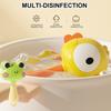 Handheld Shaker Toy for Infant Cartoon Duck Shape Newborns Gift Fun Activity Baby Shaker for 0-12 Month Baby Sensory Toy