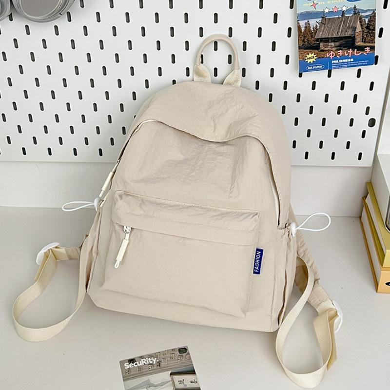 Simple Japanese backpack women 2025 new casual ins wind backpack junior high school student schoolbag